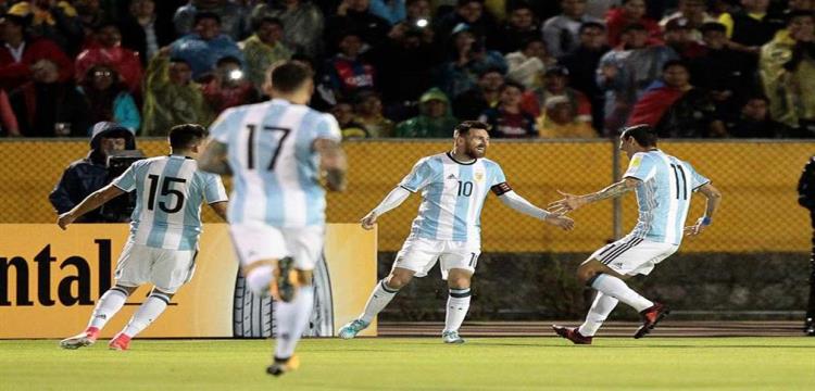 الارجنتين وميسي 